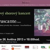 Májový sborový koncert pohladí po duši